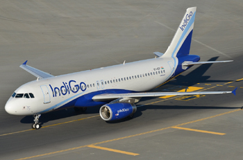IndiGo plane.